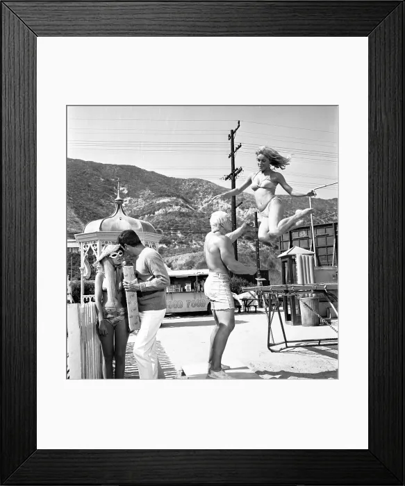 Framed Print : Sharon Tate is a Catch Framed Print : Sharon Tate is a Catch