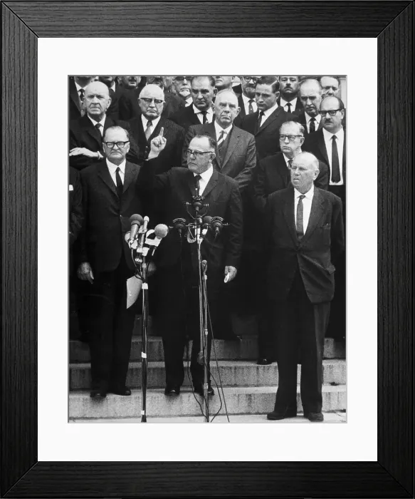 Framed Print : John Vorster Makes Speech Framed Print : John Vorster Makes Speech