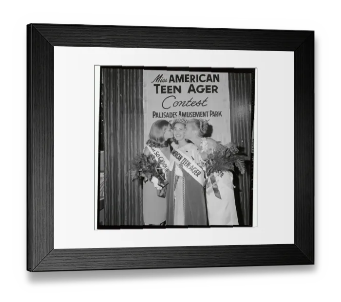 Framed Print : Portrait of Miss American Teenager, Rebecca Alkire Framed Print : Portrait of Miss American Teenager, Rebecca Alkire