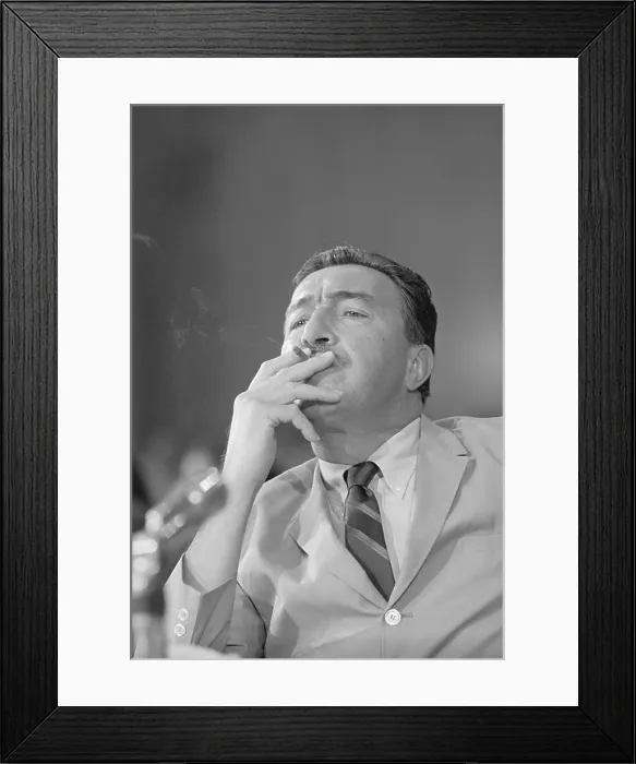 Framed Print : Adam Clayton Powell Smoking Cigarette Framed Print : Adam Clayton Powell Smoking Cigarette