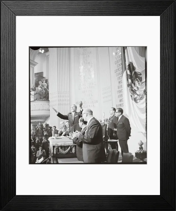 Framed Print : Gustavo Diaz Ordaz Addressing Congress Framed Print : Gustavo Diaz Ordaz Addressing Congress