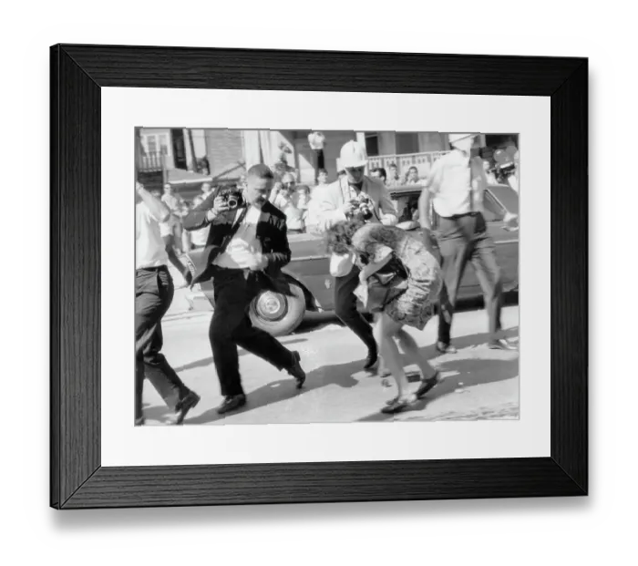 Framed Print : Photographers Dodging Rocks Framed Print : Photographers Dodging Rocks