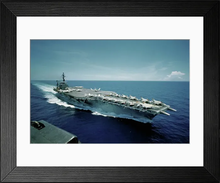 Framed Print : Aircraft Carrier USS Constellation at Sea Framed Print : Aircraft Carrier USS Constellation at Sea