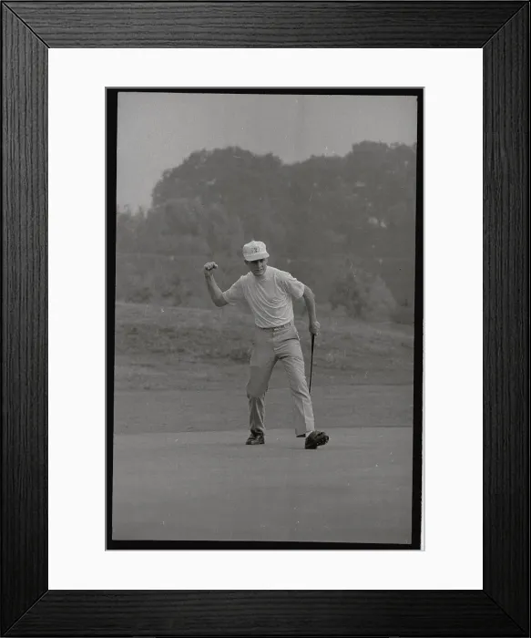 Framed Print : Bobby Cole Shaking Fist Framed Print : Bobby Cole Shaking Fist