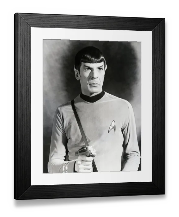 Framed Print : Leonard Nimoy as Mr. Spock Framed Print : Leonard Nimoy as Mr. Spock