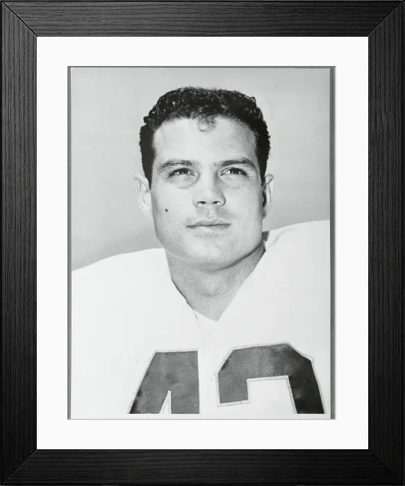 Framed Print : Close Up of Kansas City Chiefs Johnny Robinson Framed Print : Close Up of Kansas City Chiefs Johnny Robinson