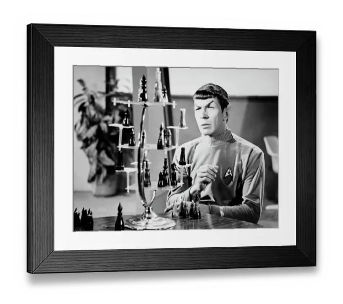 Framed Print : Leonard Nimoy as Mr. Spock
