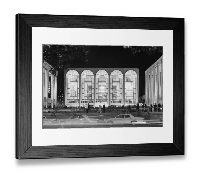 Framed Print : Exterior View of Metropolitan Opera House Framed Print : Exterior View of Metropolitan Opera House