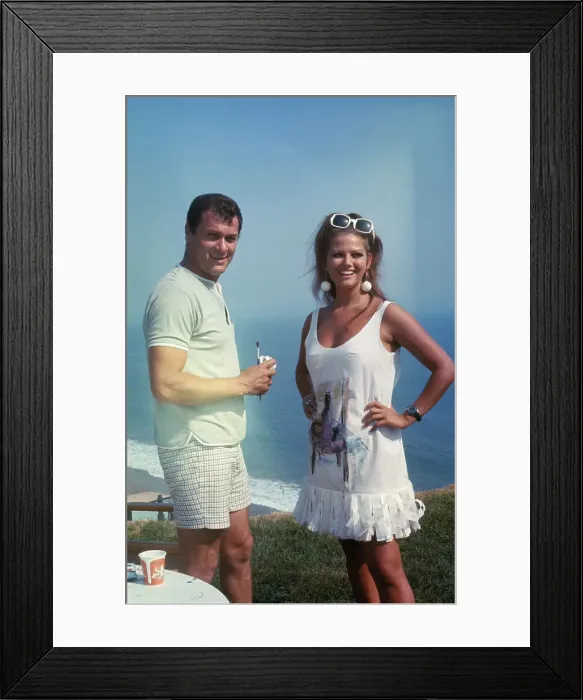 Framed Print : Tony Curtis Painting on Dress Framed Print : Tony Curtis Painting on Dress