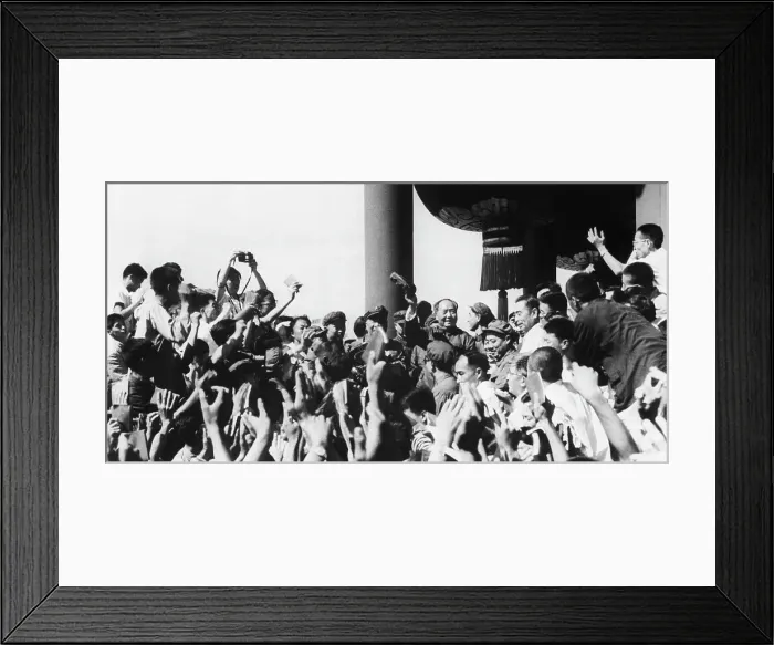 Framed Print : Mao Zedong Waving Hat Framed Print : Mao Zedong Waving Hat