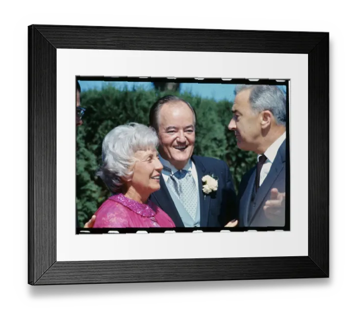 Framed Print : Closeup of Vice President and Mrs. Hubert Humbrey Framed Print : Closeup of Vice President and Mrs. Hubert Humbrey
