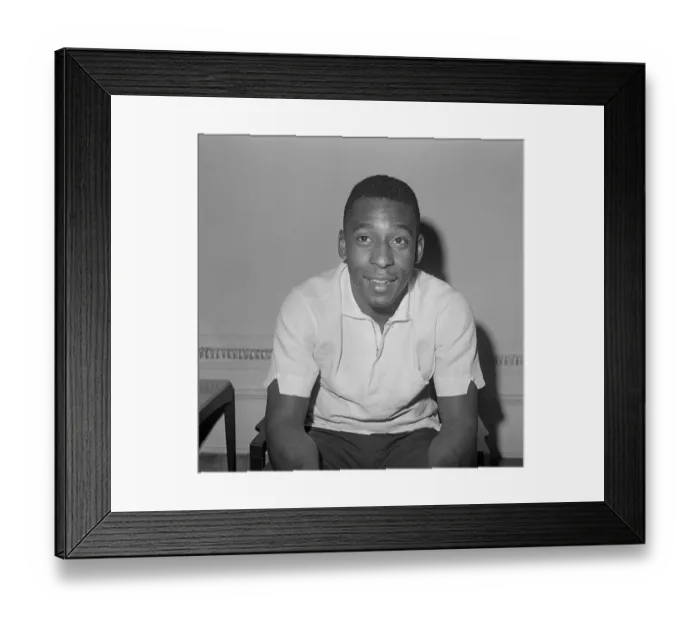 Framed Print : Pele Sitting in Chair Framed Print : Pele Sitting in Chair