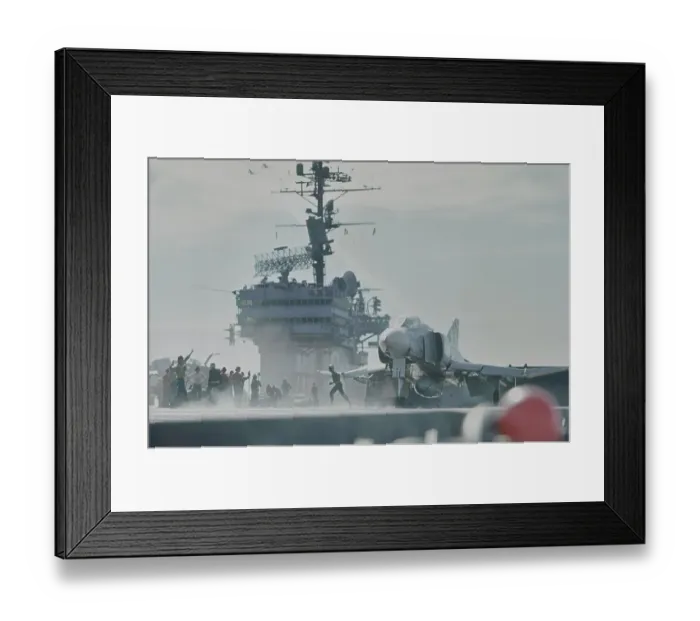 Framed Print : USS Constellation, Vietnam War