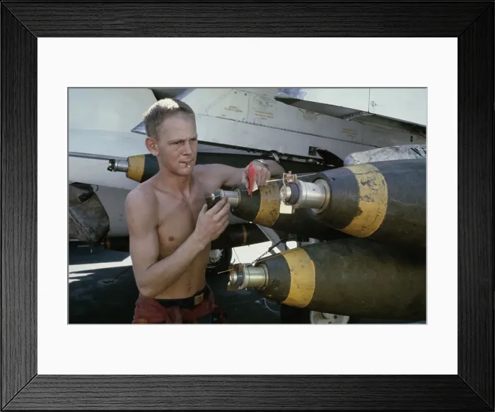 Framed Print : USS Constellation, Vietnam War Framed Print : USS Constellation, Vietnam War