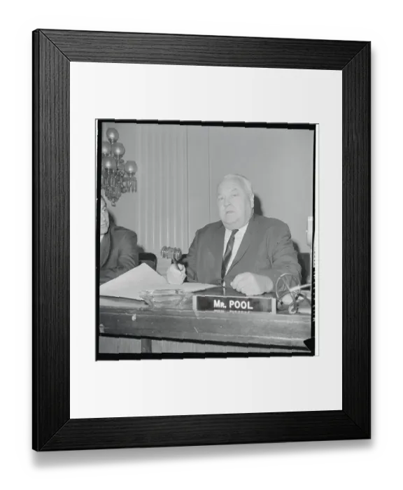 Framed Print : Joe R. Pool Bringing Committee Meeting to Order Framed Print : Joe R. Pool Bringing Committee Meeting to Order