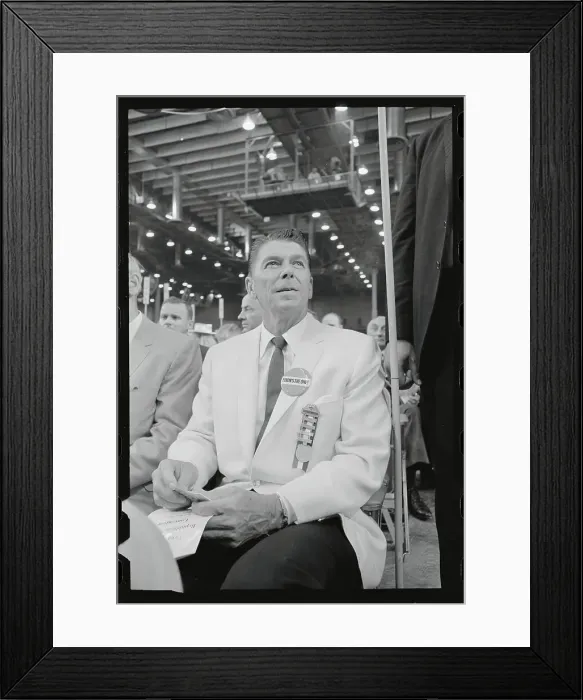 Framed Print : Portrait of Ronald Reagan Framed Print : Portrait of Ronald Reagan