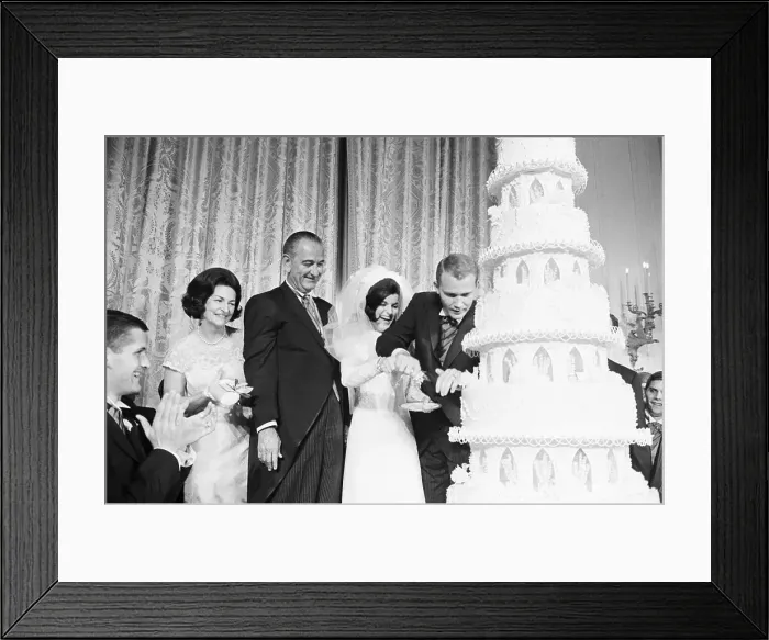 Framed Print : Newlyweds Mr. and Mrs. Nugent Cut Wedding Cake Framed Print : Newlyweds Mr. and Mrs. Nugent Cut Wedding Cake