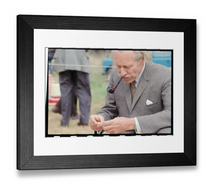 Framed Print : Sir Mortimer Wheeler Smoking Pipe at Excavation Site Framed Print : Sir Mortimer Wheeler Smoking Pipe at Excavation Site