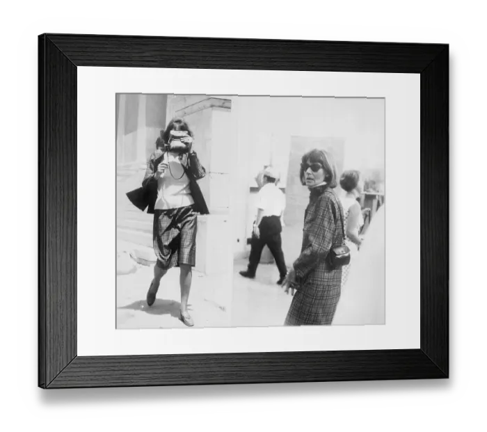 Framed Print : Actress Greta Garbo Shunning the Camera While Strolling Framed Print : Actress Greta Garbo Shunning the Camera While Strolling