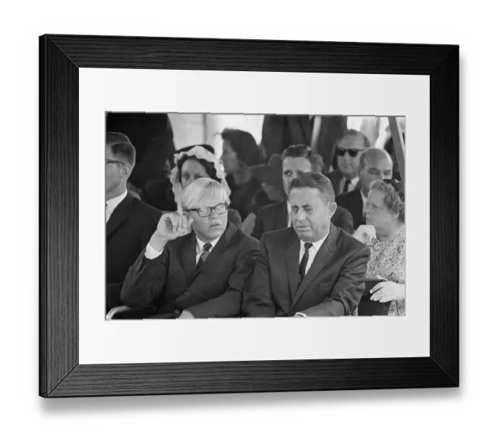 Framed Print : Charles A. Whitman at Son's Funeral Framed Print : Charles A. Whitman at Son's Funeral