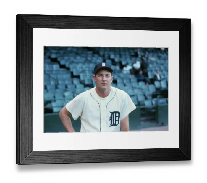 Framed Print : Portrait of Al Kaline Framed Print : Portrait of Al Kaline