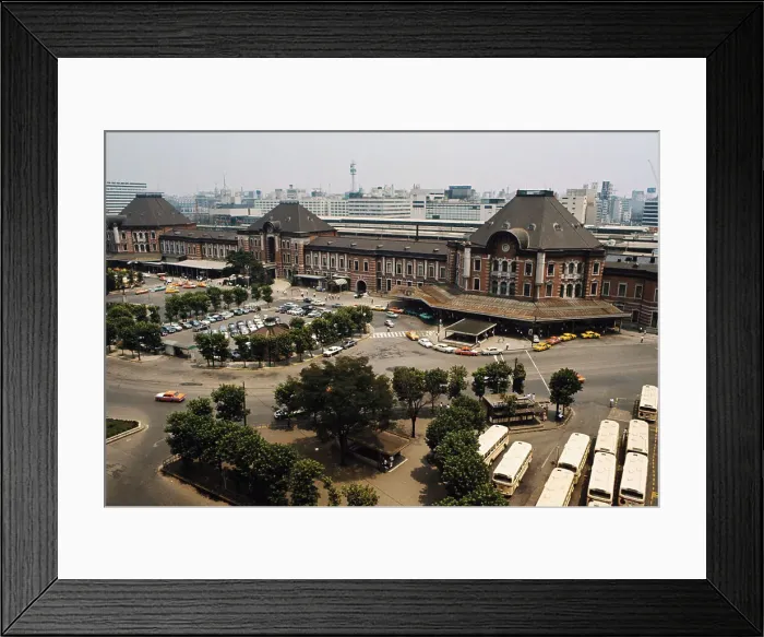 Framed Print : View of Main Gate at Tokyo Station