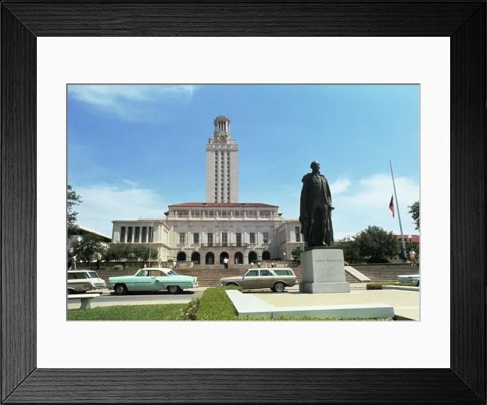 Framed Print : View of Scene of Shooting Spree by Charles Whitman Framed Print : View of Scene of Shooting Spree by Charles Whitman