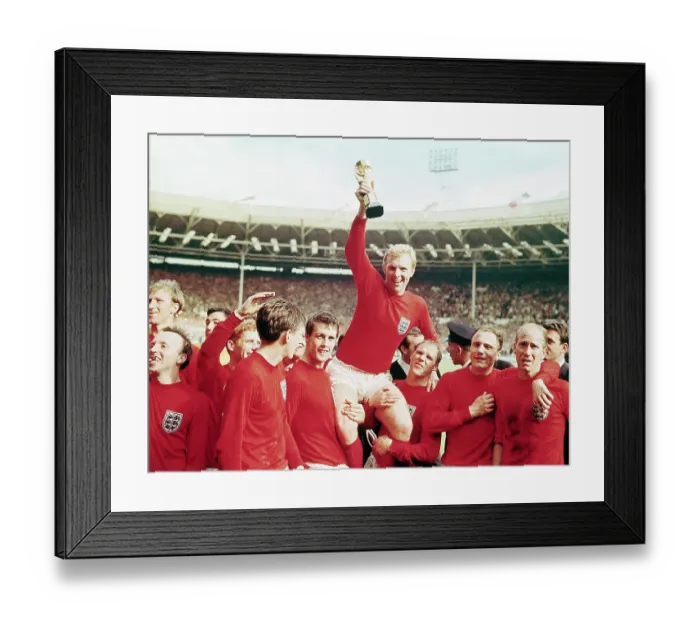 Framed Print : English Team and Bobby Moore After World Cup Victory Framed Print : English Team and Bobby Moore After World Cup Victory