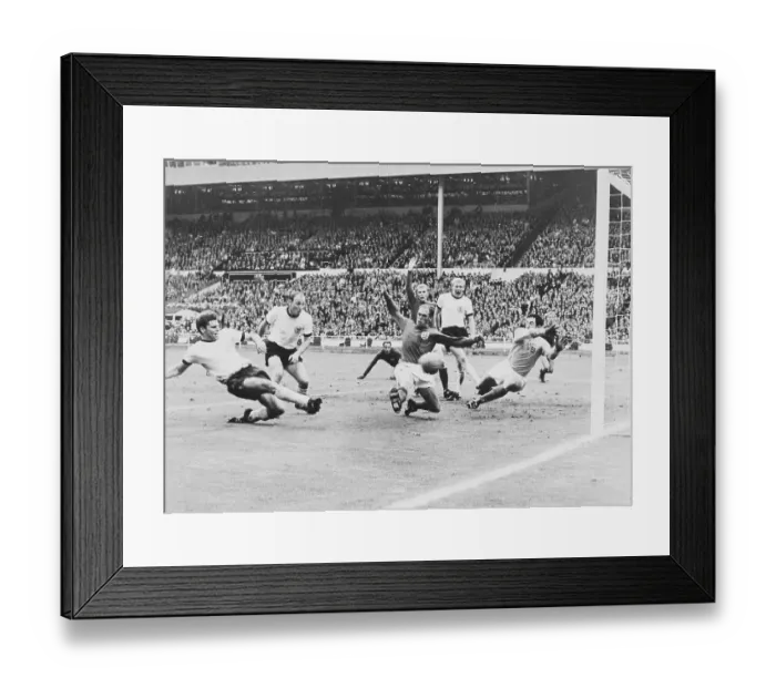 Framed Print : West Germany and England in World Cup Action Framed Print : West Germany and England in World Cup Action