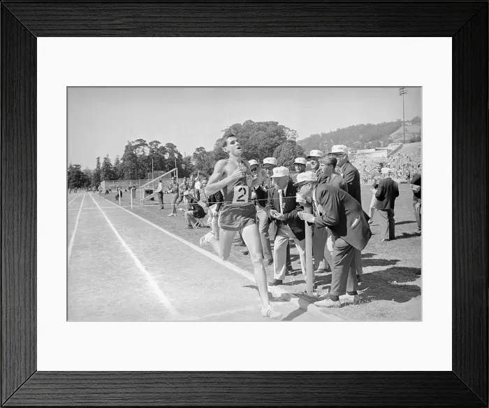 Framed Print : Jim Ryun Coming to Finish Line Framed Print : Jim Ryun Coming to Finish Line