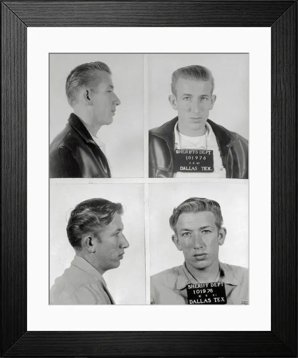 Framed Print : Mug Shots of Richard B. Speck