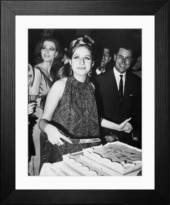 Framed Print : Barbra Streisand at Funny Girl Farewell Framed Print : Barbra Streisand at Funny Girl Farewell
