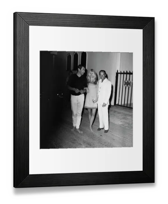 Framed Print : Brigitte Bardot, Roger Vadim and Francois Patrice Framed Print : Brigitte Bardot, Roger Vadim and Francois Patrice