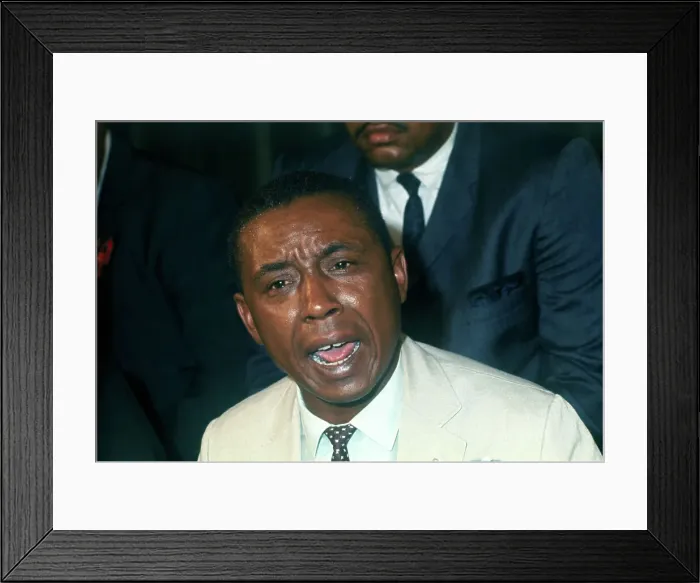 Framed Print : Portrait of Floyd B McKissick Framed Print : Portrait of Floyd B McKissick