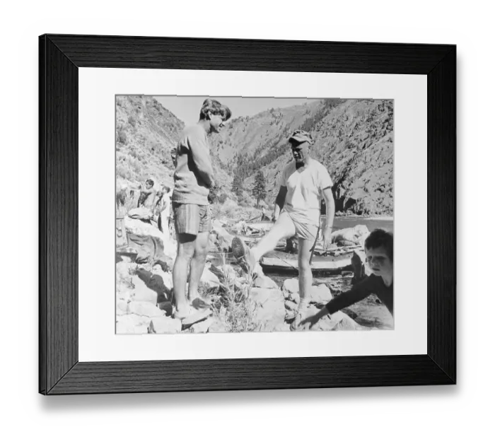 Framed Print : Robert Kennedy Talking With John Glenn Framed Print : Robert Kennedy Talking With John Glenn
