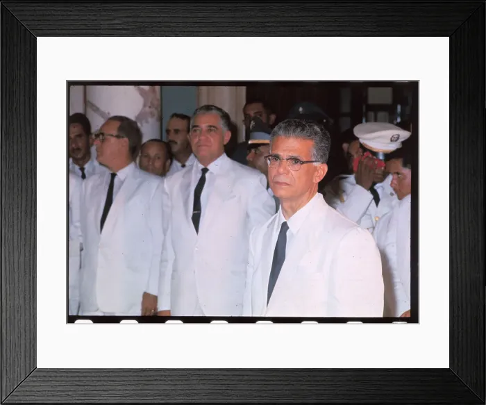 Framed Print : Portrait of Joaquin Balaguer and Francisco Auguste Lera Framed Print : Portrait of Joaquin Balaguer and Francisco Auguste Lera