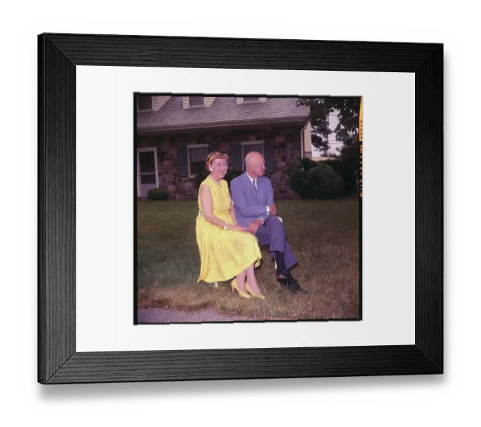 Framed Print : Dwight Eisenhower and His Wife Framed Print : Dwight Eisenhower and His Wife