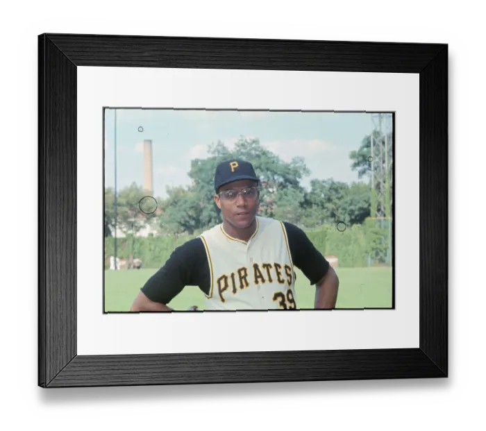 Framed Print : Portrait of Pittsburgh Pirates Pitcher Bob Veale