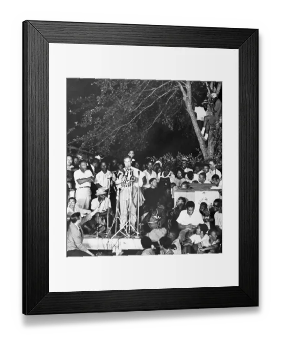 Framed Print : Marlon Brando Speaking at March Framed Print : Marlon Brando Speaking at March