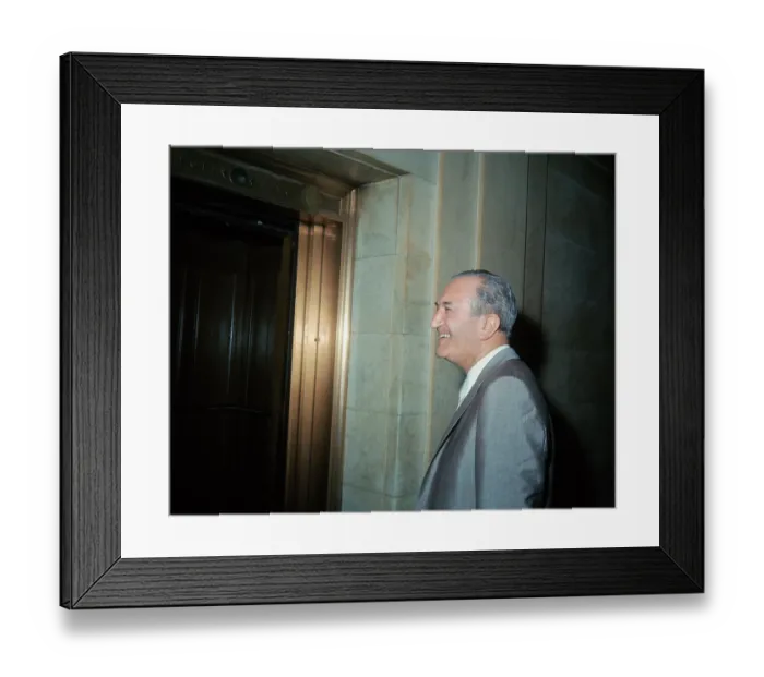 Framed Print : Portrait of Joseph Bonanno Framed Print : Portrait of Joseph Bonanno