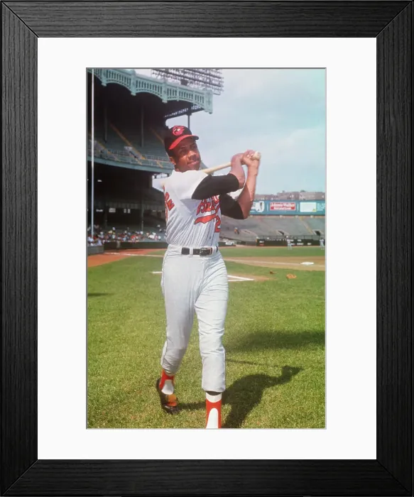 Framed Print : Portrait of Frank Robinson Framed Print : Portrait of Frank Robinson