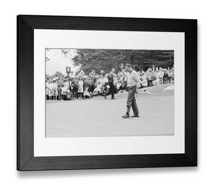 Framed Print : Bill Casper and Arnold Palmer During Golf Match