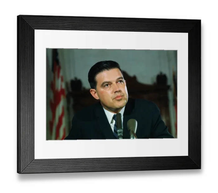 Framed Print : Portrait of Frank Church Framed Print : Portrait of Frank Church