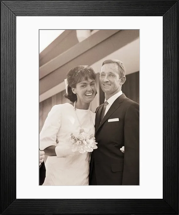 Framed Print : Tennis Pro Rod Laver After Wedding Framed Print : Tennis Pro Rod Laver After Wedding