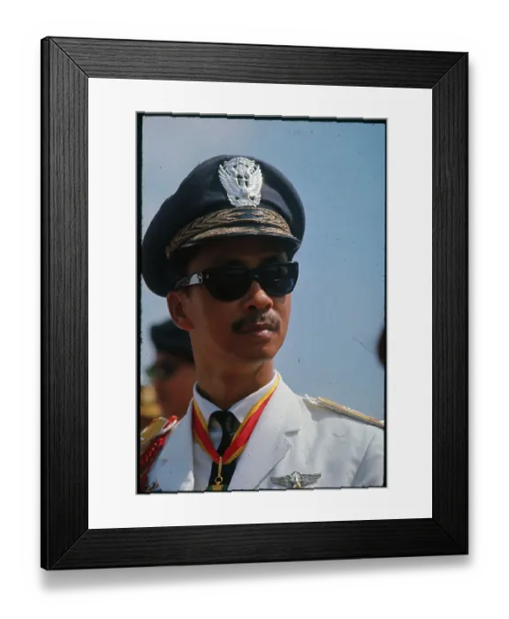 Framed Print : Close up Portrait of Nguyen Cao Ky Framed Print : Close up Portrait of Nguyen Cao Ky