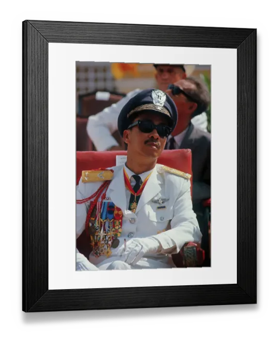 Framed Print : Portrait of Nguyen Cao Ky Framed Print : Portrait of Nguyen Cao Ky