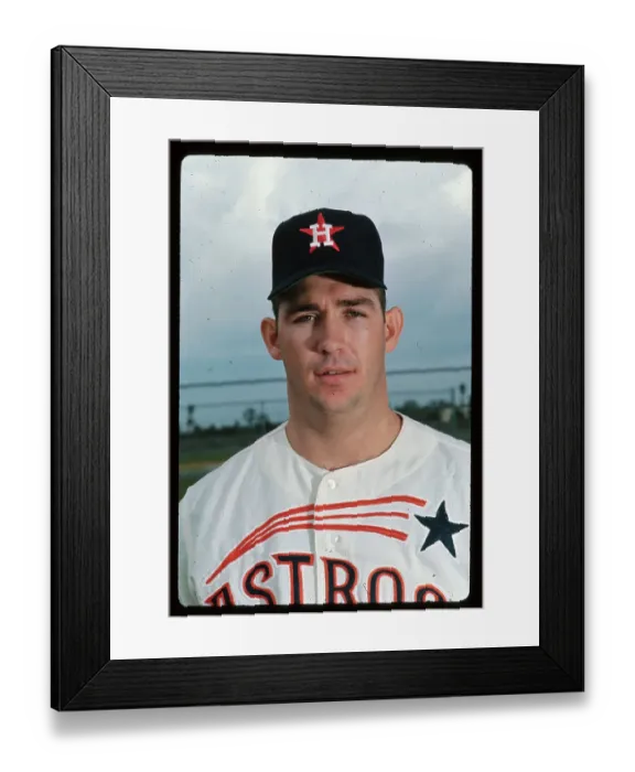 Framed Print : Portrait of Chuck Harrison Framed Print : Portrait of Chuck Harrison