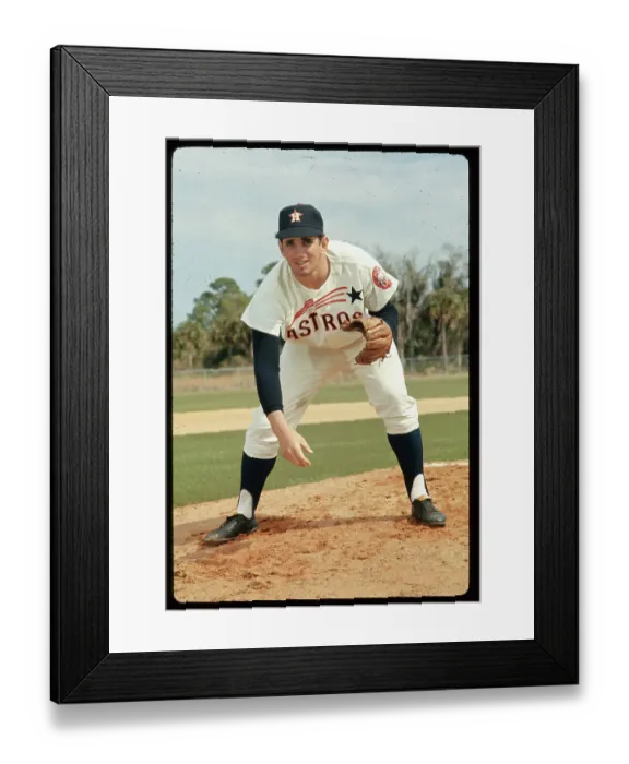 Framed Print : Portrait of Barry Latman Framed Print : Portrait of Barry Latman