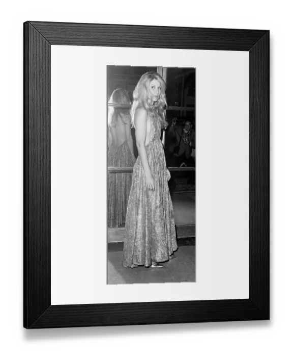 Framed Print : Portrait of Baby Jane Holzer Framed Print : Portrait of Baby Jane Holzer