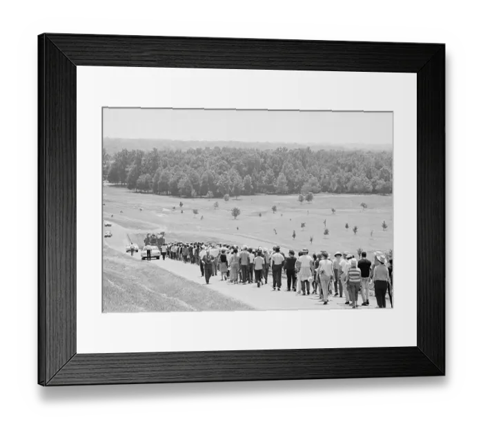 Framed Print : Dr. Martin L. King and Followers Marching in Mississippi Framed Print : Dr. Martin L. King and Followers Marching in Mississippi